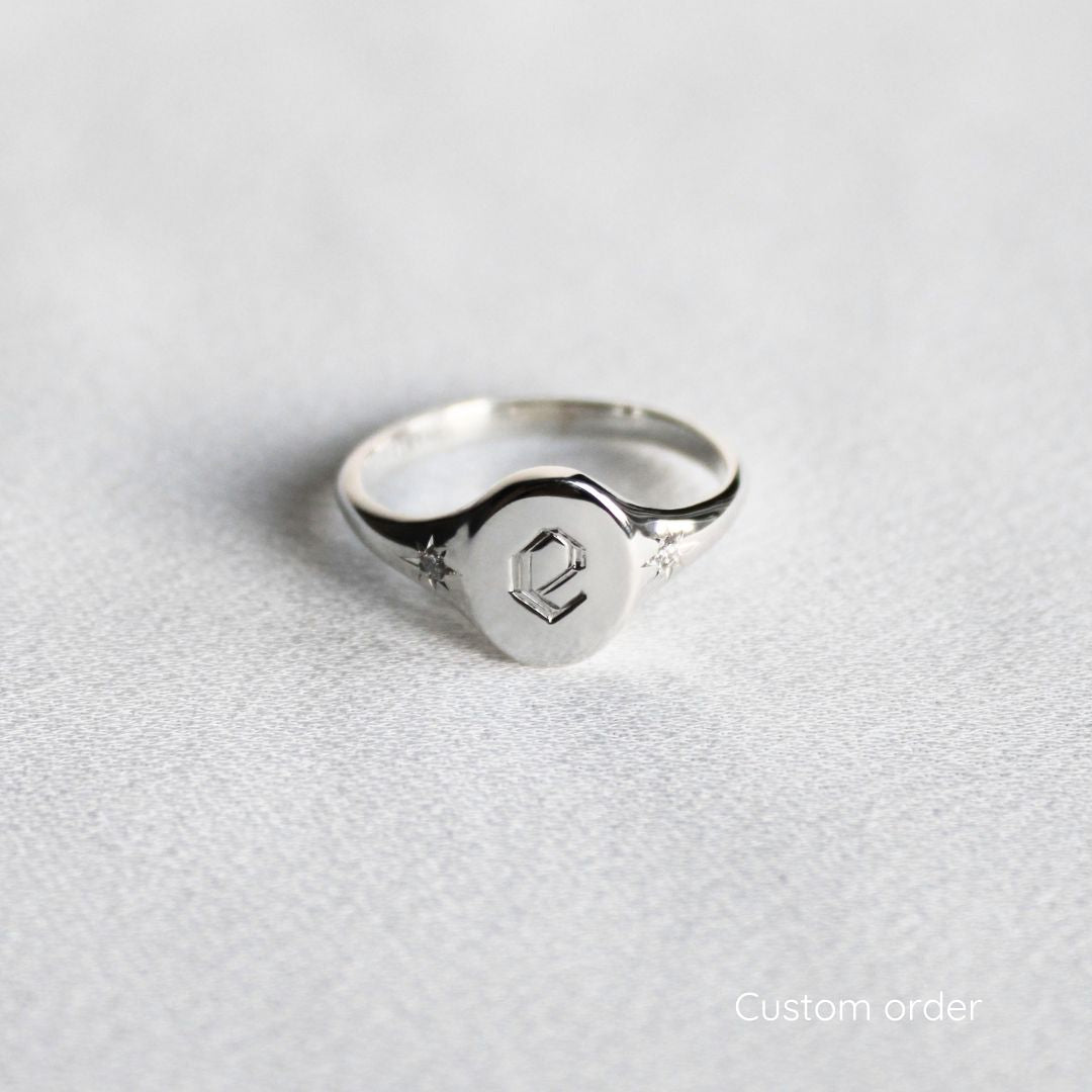 Silver Oval Signet