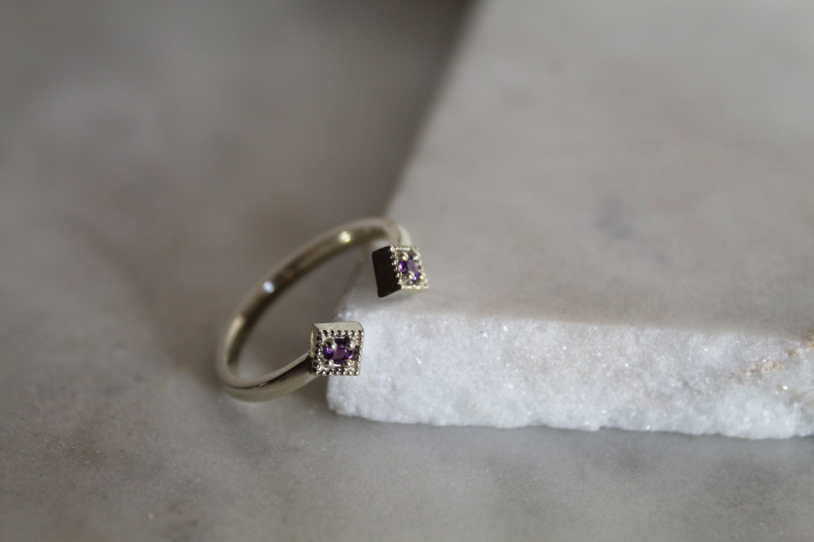 Selina Ring - white gold