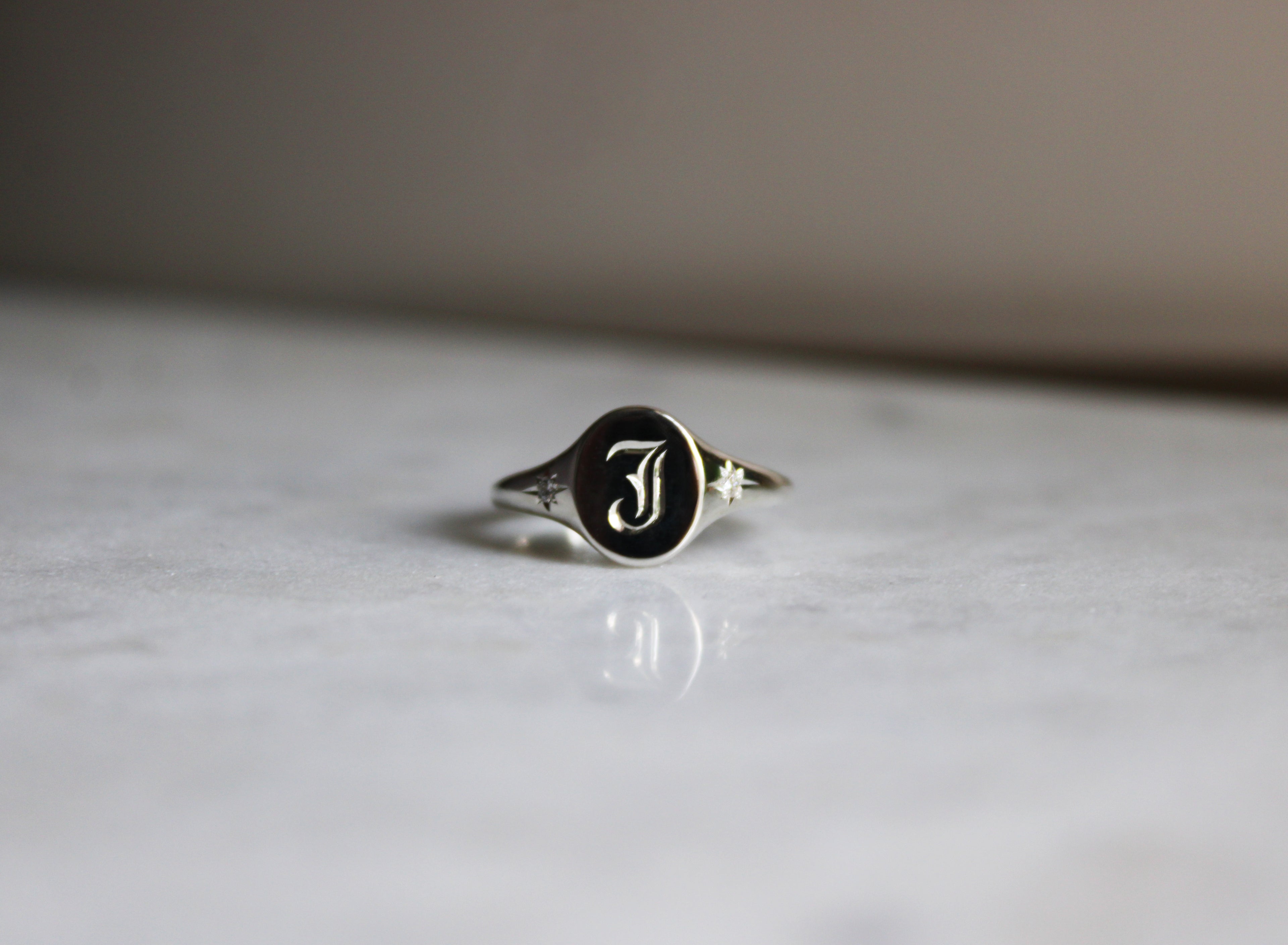 Silver Oval Signet