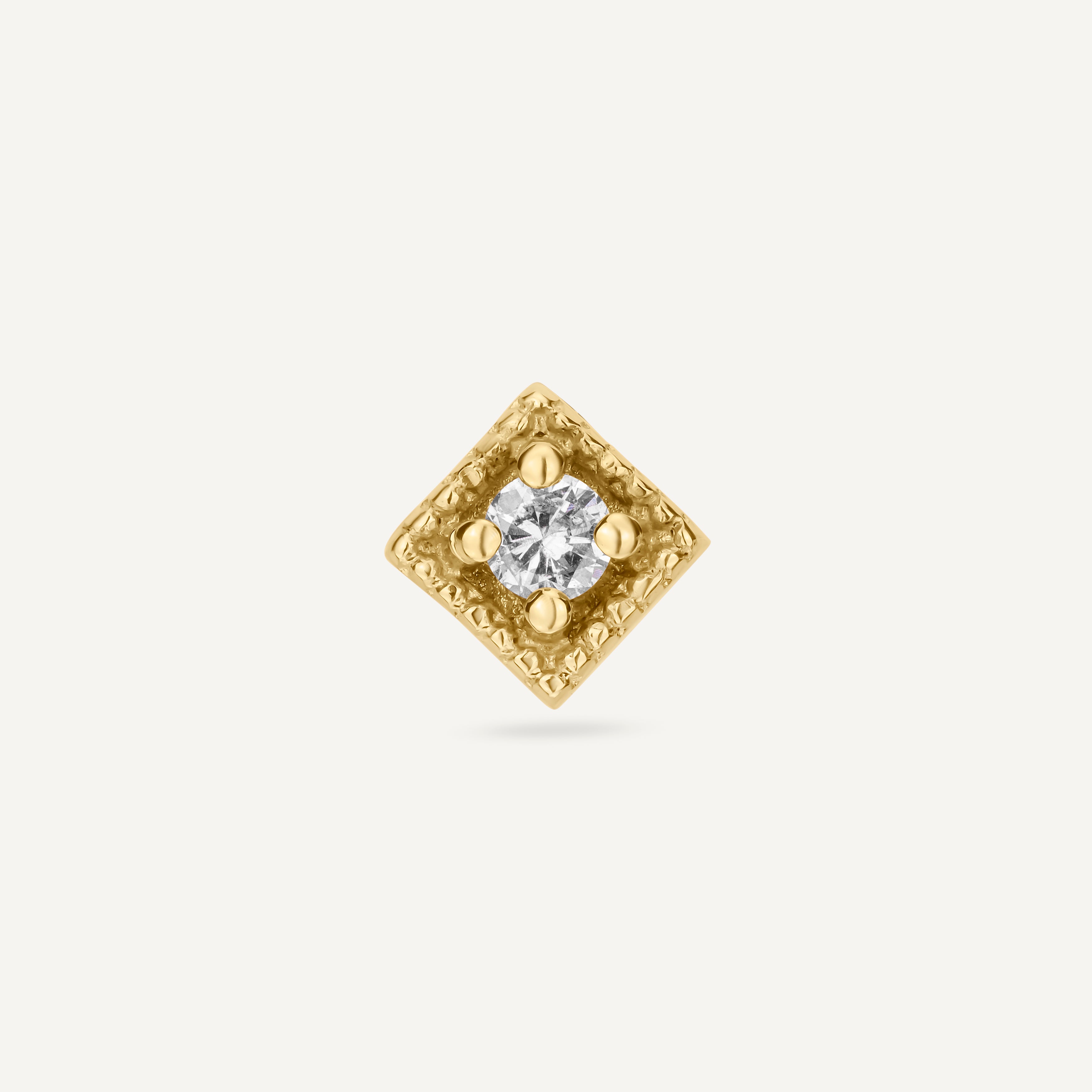 Melee diamond stud