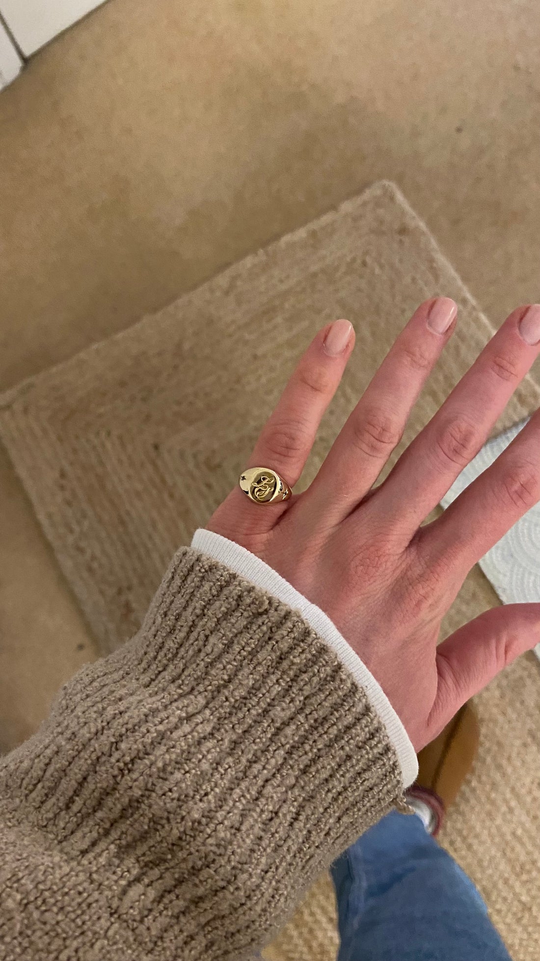 Large Oval Signet ring