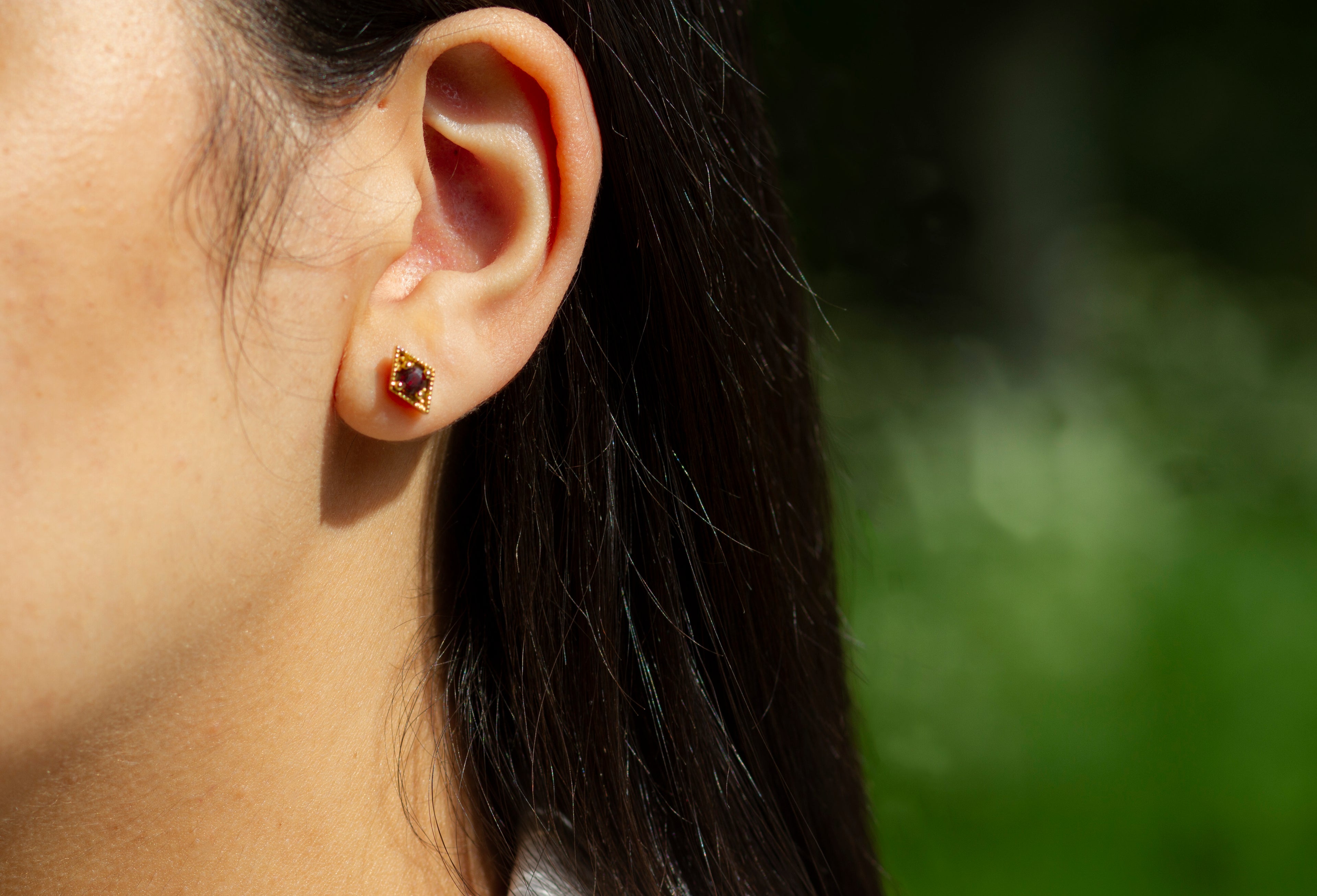 Gold Iris Studs