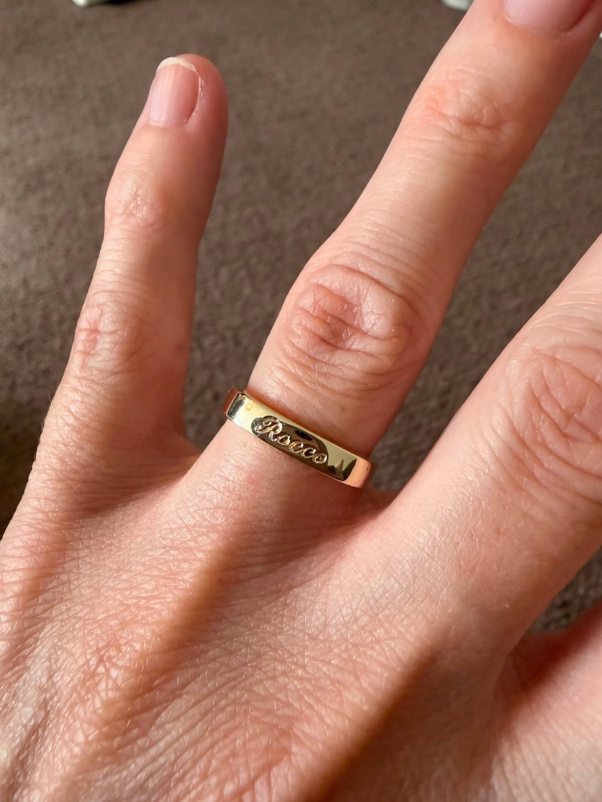 Custom spinner ring