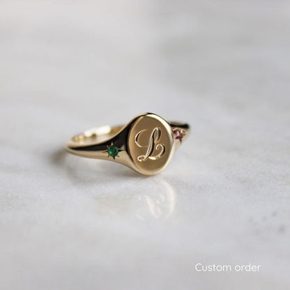 Oval Signet ring