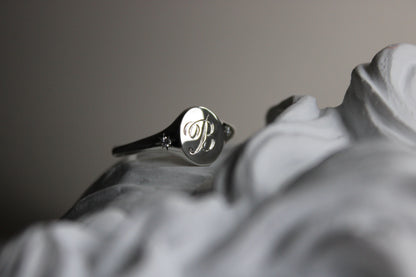 Silver Oval Signet