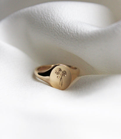 Oval Signet ring