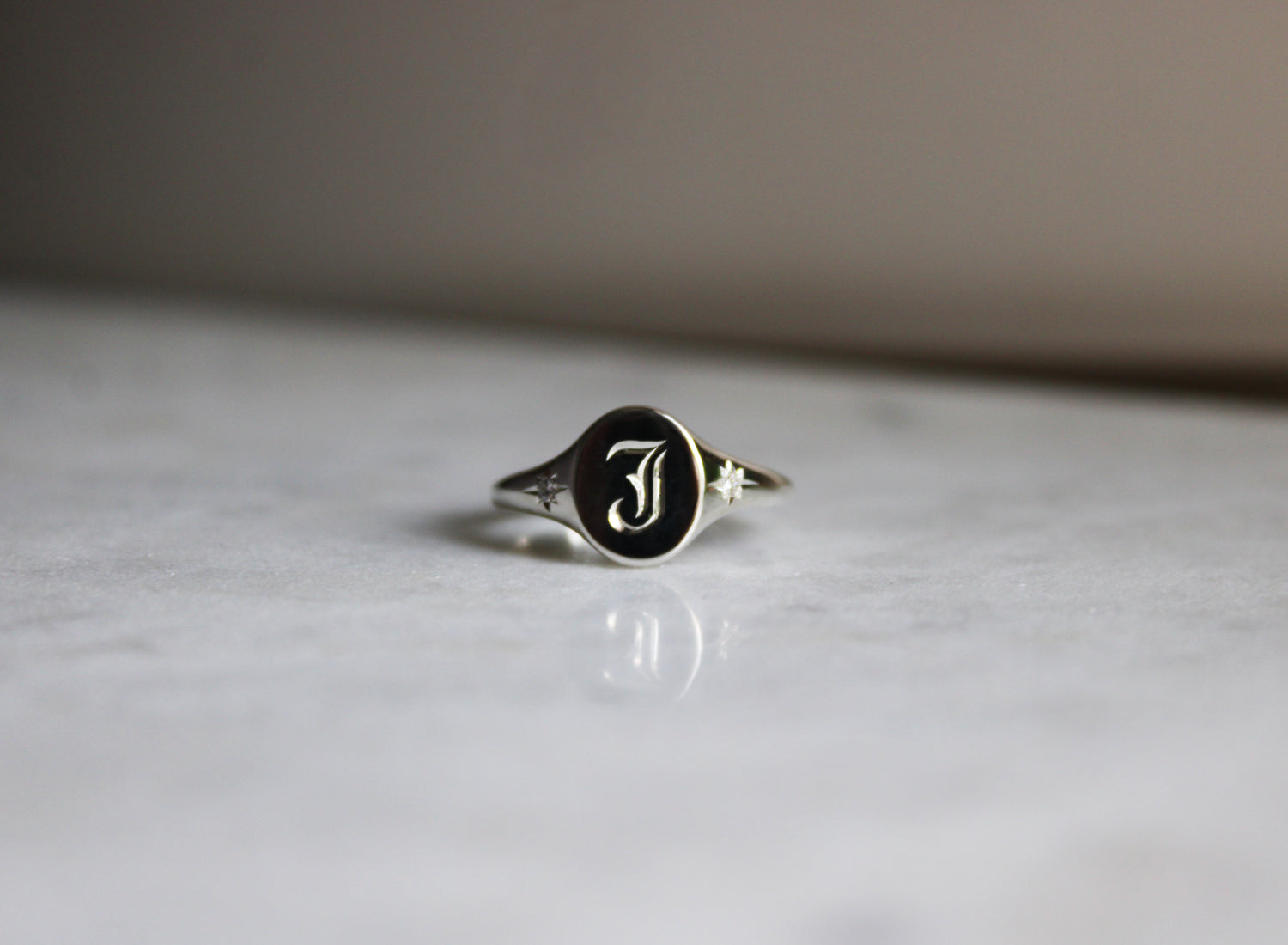 Silver Oval Signet
