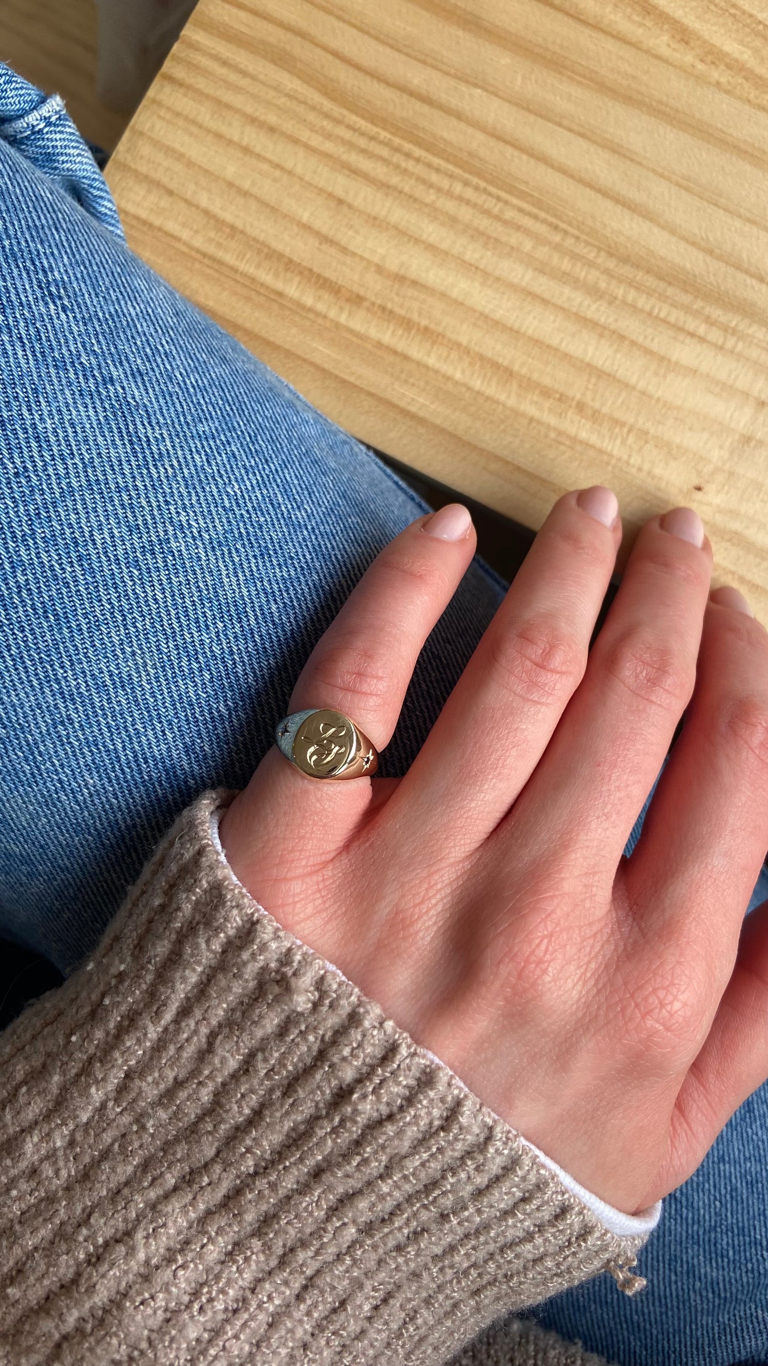 Large Oval Signet ring
