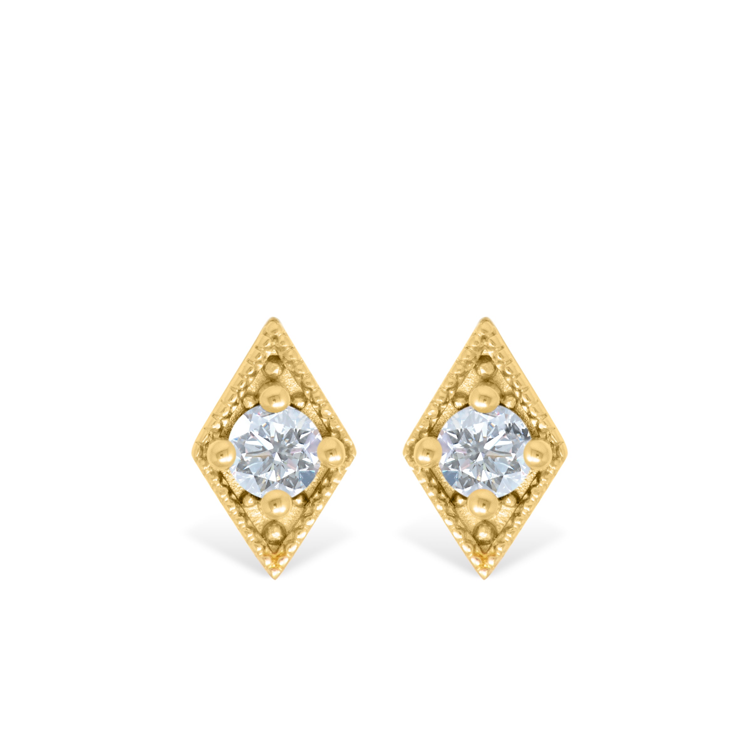 Gold Iris Studs